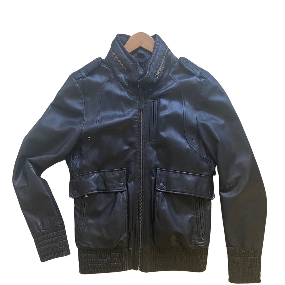 MACKAGE Men’s black leather jacket